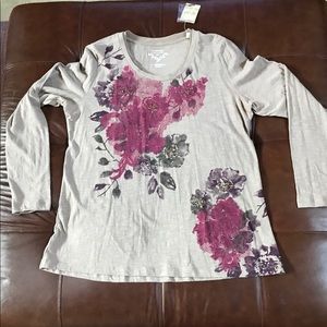 🔥Sonoma Top XL, NWT, Beaded Design